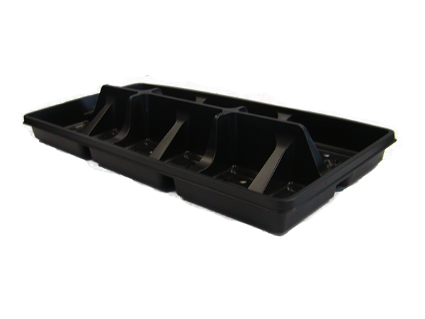 8SR Flat SW Tag Slot Black - 100 per case - Grower